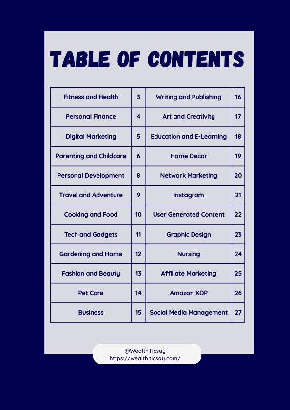 500 Digital Product Ideas - Image 2